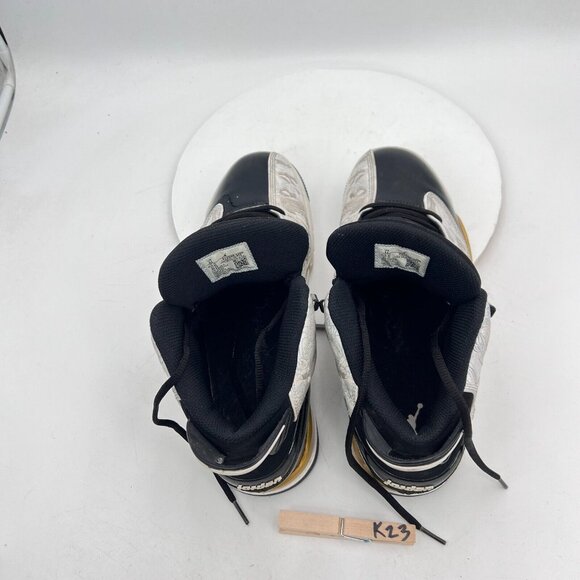 Nike Air Jordan Dub Zero Men Size 11 311046-005 Metallic Gold Basketball Shoes - Picture 9 of 11